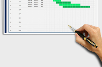 2025年工作计划表-甘特图