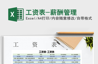 2025年工资表-薪酬管理免费下载