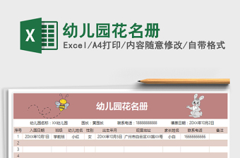 2025年幼儿园花名册