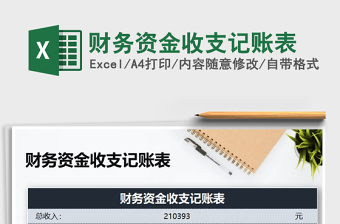 2025年财务资金收支记账表免费下载
