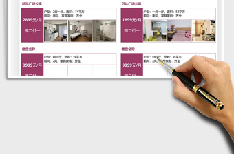 2025年房产中介出租信息表