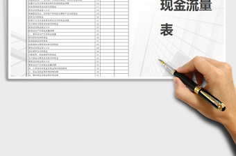 2025年现金流量表免费下载