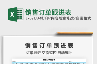 2025年销售订单跟进表