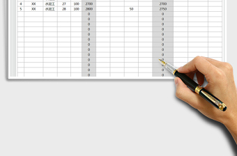 2025年工资明细表-自动计算