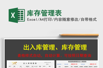 2024年库存管理表