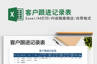 2025年客户跟进记录表