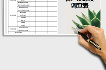 2025年客户服务调查表