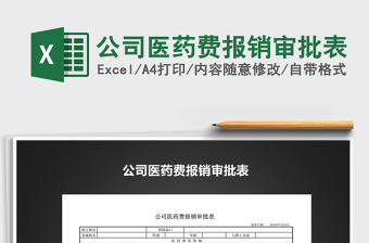 2025年公司医药费报销审批表