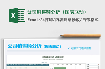 2025年公司销售额分析（图表联动）
