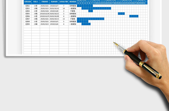 2025年工作计划表-进度管理