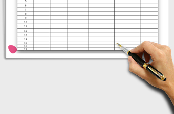 2025年签到表通用免费下载