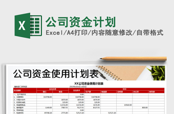 2024年公司资金计划