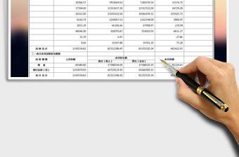2025年财务收支表免费下载