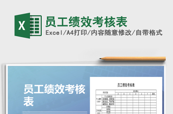 2025年员工绩效考核表免费下载