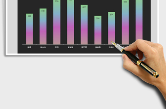 2025年柱形图通用模板免费下载