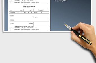 2025年员工假期申请表（一式两份）