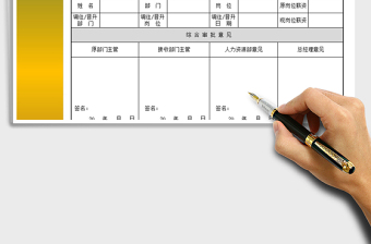 2025年员工调岗晋升通知单免费下载