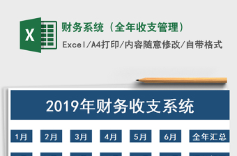 2025年财务系统（全年收支管理）