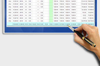 2025年工资表（内容齐全）免费下载