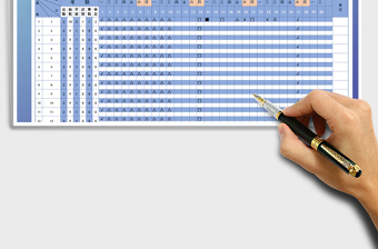 2025年考勤表-智能统计表免费下载
