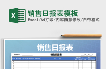 2025年销售日报表模板