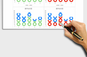 2025年可视化—圆环柱状图免费下载