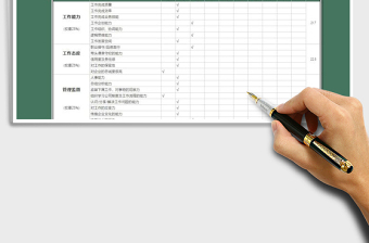 2025年年终综合考评表