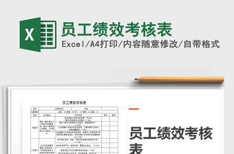2025年员工绩效考核表免费下载