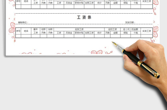 2025年工资条模板-薪酬管理