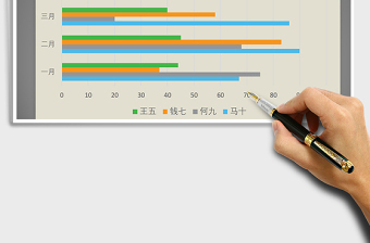 2025年橙黄桔绿系列之条形图免费下载