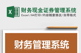 2025年财务现金证券管理系统