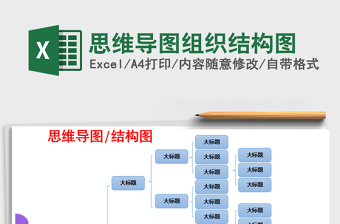 2025年思维导图组织结构图