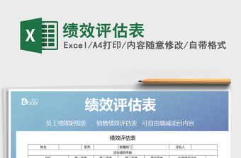 2025年绩效评估表