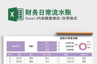 2025年财务日常流水账