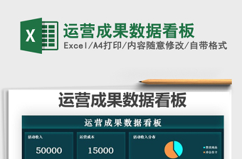 2025运营成果数据看板免费下载