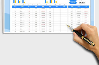 2025财务收支明细表免费下载