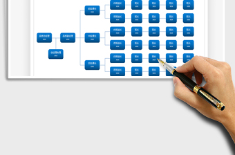 2025组织架构图-横向免费下载