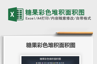 2025糖果彩色堆积面积图免费下载