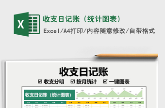 2025收支日记账（统计图表）免费下载