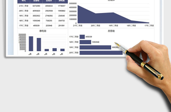 2025财务报表营收利润数据报告图表免费下载