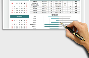2025项目任务进度-甘特图免费下载