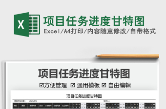 2025项目任务进度甘特图免费下载
