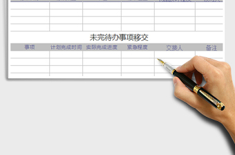 2025员工辞职移交物品明细表免费下载