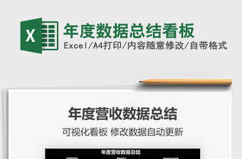 2025年度数据总结看板免费下载