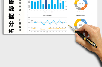 2024年度销售数据分析exce表格
