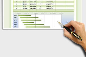 2025工作计划表-甘特图免费下载