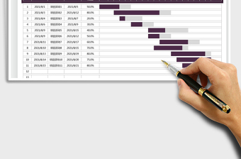 2025活动项目进度甘特图免费下载