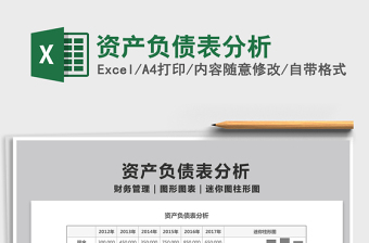 2025资产负债表分析免费下载