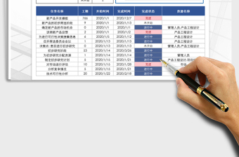 工作学习计划表