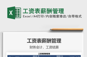 2025工资表薪酬管理免费下载